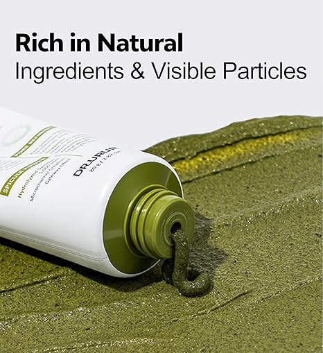 Korean Herbal Green Tea Clay Mask for Deep Pore Cleansing & Blackheads, Bentonite & Mugwort Soothing Formula, 80g/2.82 oz - Image 3