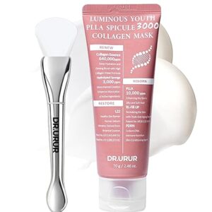 L22 Wrapping Mask PDRN Collagen Peel-Off Facial Mask - 20 Min Facial Treatment to Help Improve Look of Fine Lines & Contour for Glowing Glass Skin, Korean Skin Care - 70g