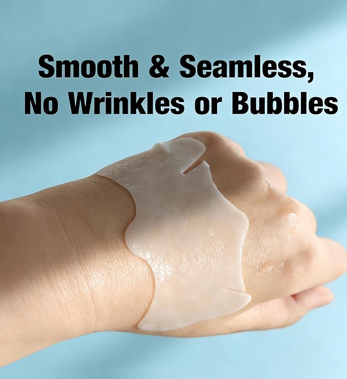 100 Sheets Skin Wrap Cotton Pads, Thin Elastic Facial Masks for DIY Sheet Mask and Toner Pads, Korean Skincare Tool (3.15 x 1.77 Inches) - Image 4