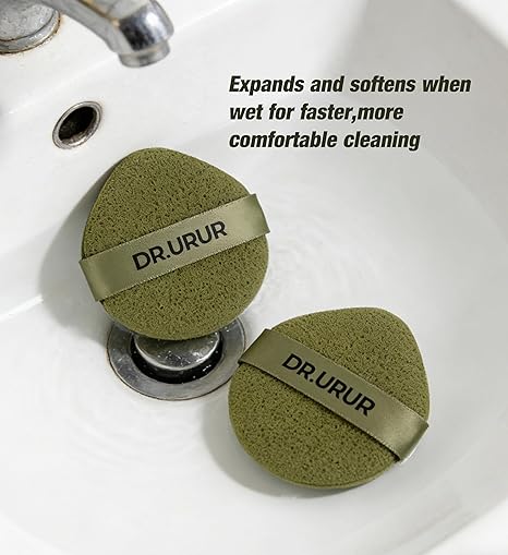 Facial Sponge,Soft Cleansing Puff for Face Wash, Reusable Makeup Remover Pad for Daily Cleansing - Image 3