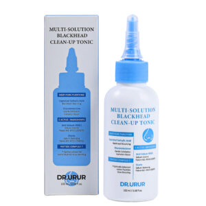 Blackhead Control Toner with LHA and PHA, Nose Wrap Cotton Pad, Silicone Blackhead Remover Tool Kit for Pore Care, Oil Balance, Deep Cleansing and Smooth Skin, 100ml